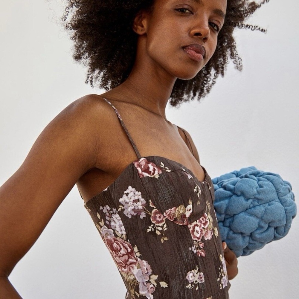 Brock Collection x HM floral mini dress - size small